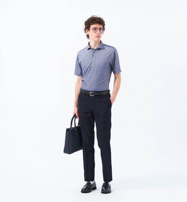 MACKINTOSH PHILOSOPHY「トロッター メランジ鹿の子 カッタウェイポロ」|シャツ・ブラウス|