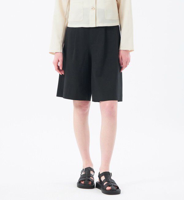 MACKINTOSH PHILOSOPHY「ワンタックハーフパンツ」|その他|ブラック