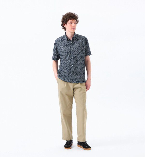 MACKINTOSH PHILOSOPHY「ボタニカルプリント ボタンダウン半袖シャツ」|シャツ・ブラウス|