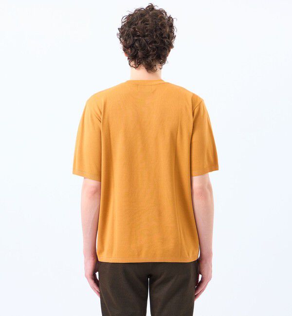 MACKINTOSH PHILOSOPHY「30/1ミニカノコ クルーネック半袖ニットTシャツ」|ニット・セーター|