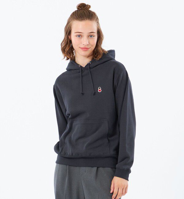 MACKINTOSH PHILOSOPHY「【WEB&一部店舗限定】バッキンガムベア ワッペンフーディー」|Tシャツ・カットソー|ネイビー