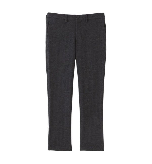 MACKINTOSH PHILOSOPHY「テーラードジャージー パンツ EMMETEXヘリンボン」|スラックス|チャコールグレー