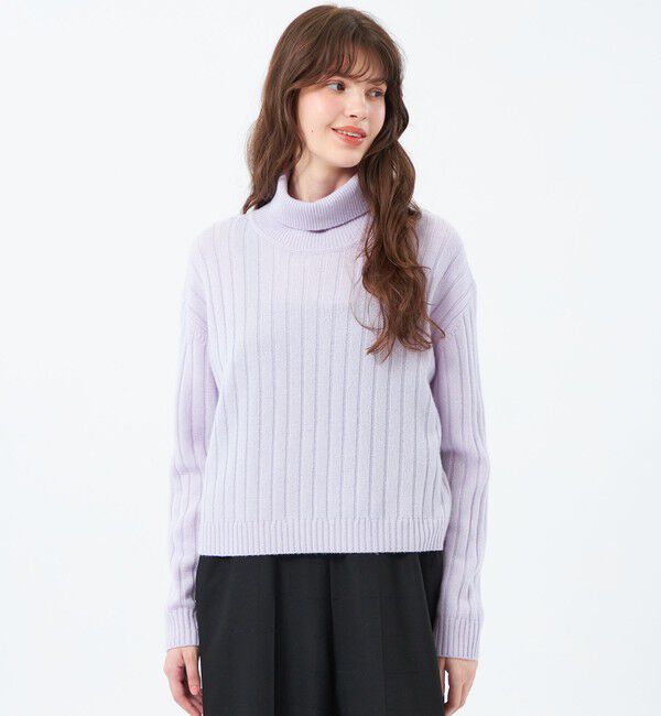 MACKINTOSH PHILOSOPHY「ウールカシミヤハイネックニット」|ニット・セーター|ラベンダー