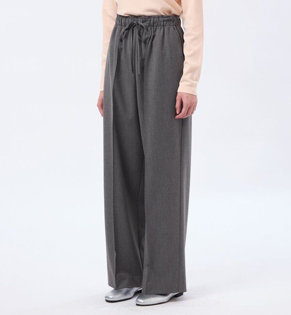 MACKINTOSH PHILOSOPHY「【LEE4月号/蛯原友里さん着用】【Alby Easy Pants Wide(アルビーイージーパンツワイド)】ウールツイル製」|その他|