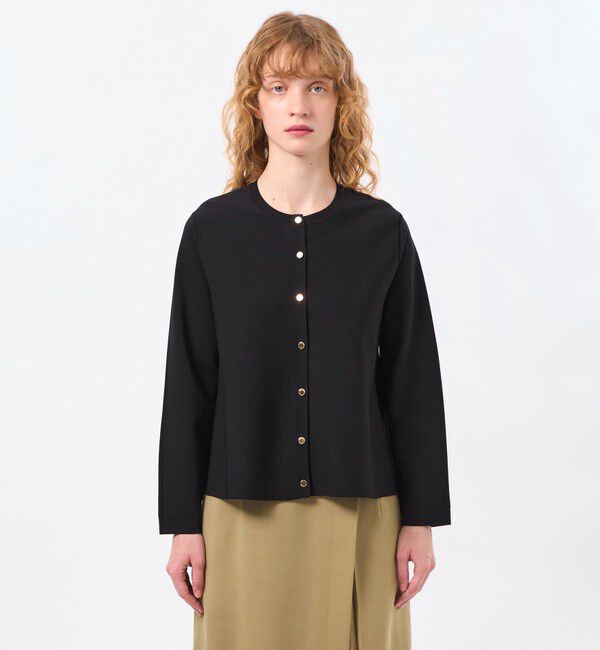 MACKINTOSH PHILOSOPHY「ミラノリブフレアニットジャケット」|ニット・セーター|