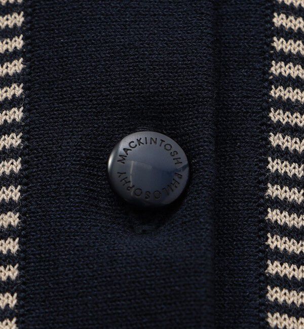 MACKINTOSH PHILOSOPHY「バイカラーファインコットンカーディガン」|ニット・セーター|