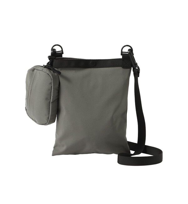 MACKINTOSH PHILOSOPHY「【MACKINTOSH PHILOSOPHY &times; KiU】サコッシュ＆チャームポーチ」|ショルダー・メッセンジャー|ライトグレー