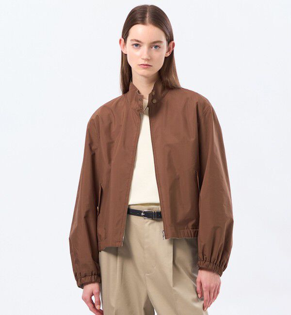 MACKINTOSH PHILOSOPHY「【LEE4月号/蛯原友里さん着用】【RAWMARSH(ローマーシュ)】コットンポプリンブルゾン」|ブルゾン・スタジャン|キャメル