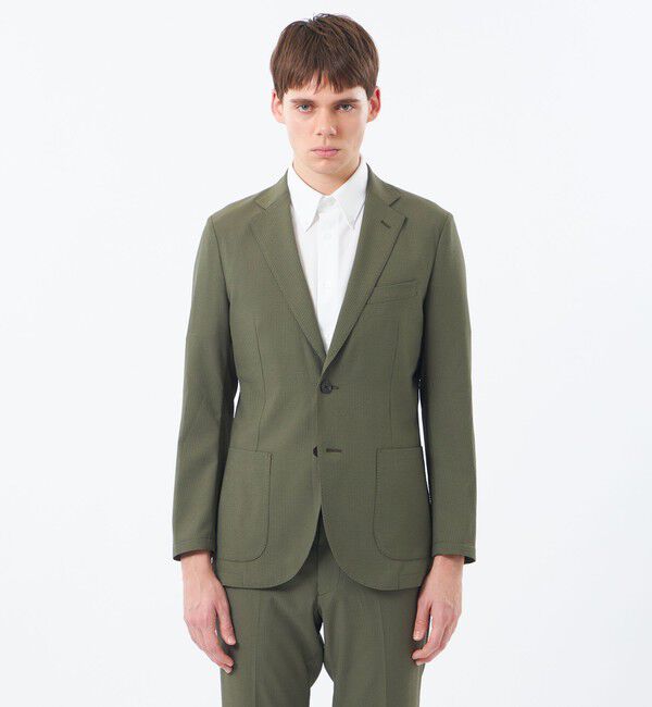 MACKINTOSH PHILOSOPHY「【WEB&一部店舗限定】トロッター ウルトラライトジャケット サッカーストライプ」|テーラードジャケット|