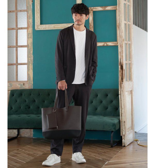 ikka「バイカラーシュリンクトートバッグ」|その他|