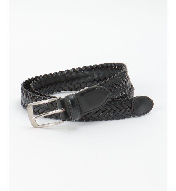 ikka「ＬＷＧレザーメッシュベルト」|ダウンベスト・ベスト|ブラック