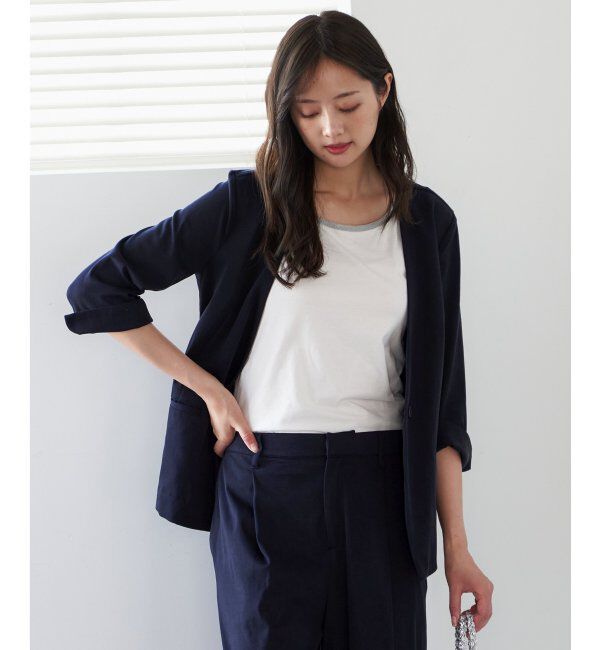 IKKA LOUNGE「【接触冷感】ひやっとBeasystretchジャケット」|その他|