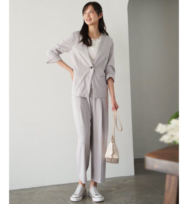 IKKA LOUNGE「【接触冷感】ひやっとBeasystretchジャケット」|その他|