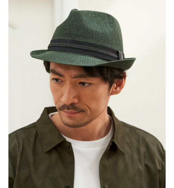 ikka「ドライサーモ中折ハット」|その他|ダークグリーン