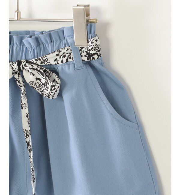 ikka kids「スカーフベルト付きストレッチキュロット（120~160cm）」|その他|