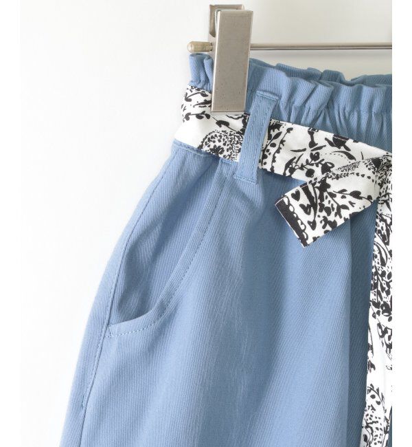 ikka kids「スカーフベルト付きストレッチキュロット（120~160cm）」|その他|