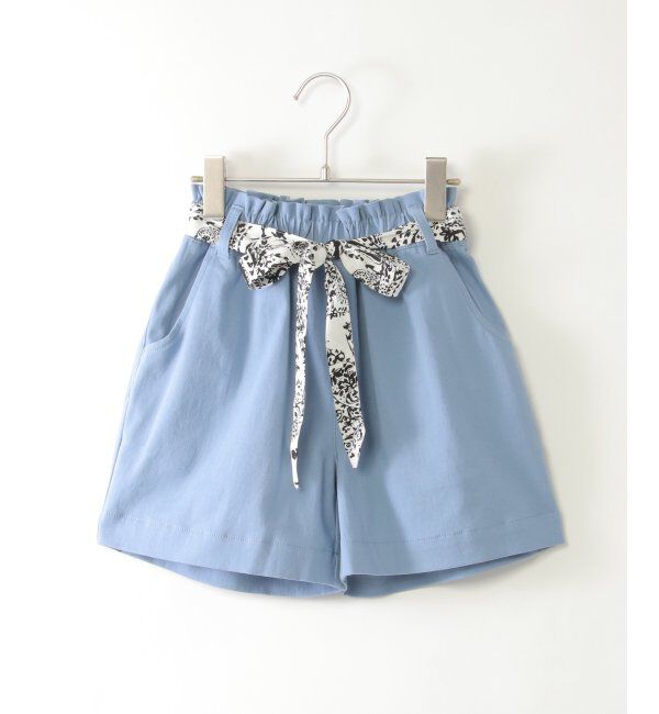 ikka kids「スカーフベルト付きストレッチキュロット（120~160cm）」|その他|