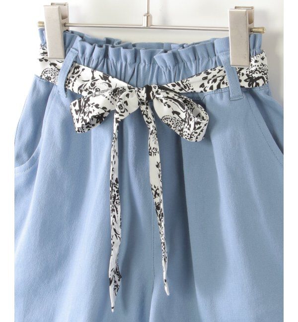 ikka kids「スカーフベルト付きストレッチキュロット（120~160cm）」|その他|