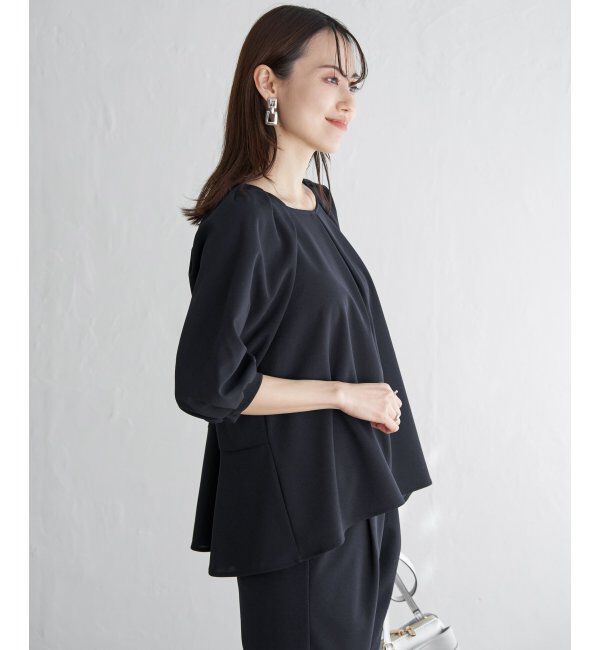 IKKA LOUNGE「GOKU楽ペプラムセットアップ」|ワンピース|