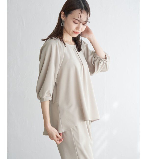 IKKA LOUNGE「GOKU楽ペプラムセットアップ」|ワンピース|