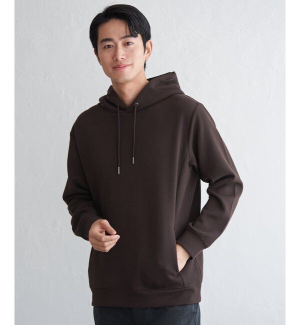 ikka「GOKU楽鹿の子ダンボールパーカ」|パーカー|ブラウン