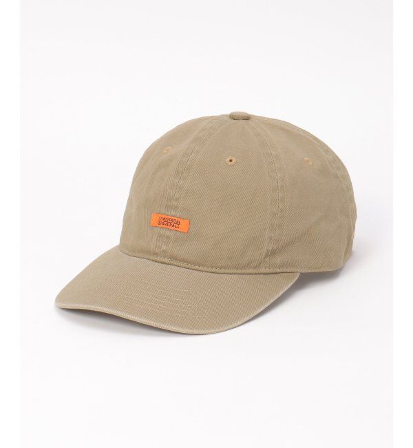 ikka「UNIVERSAL OVERALL ユニバーサルオーバーオール ツイルロゴネームキャップ」|その他|ベージュ