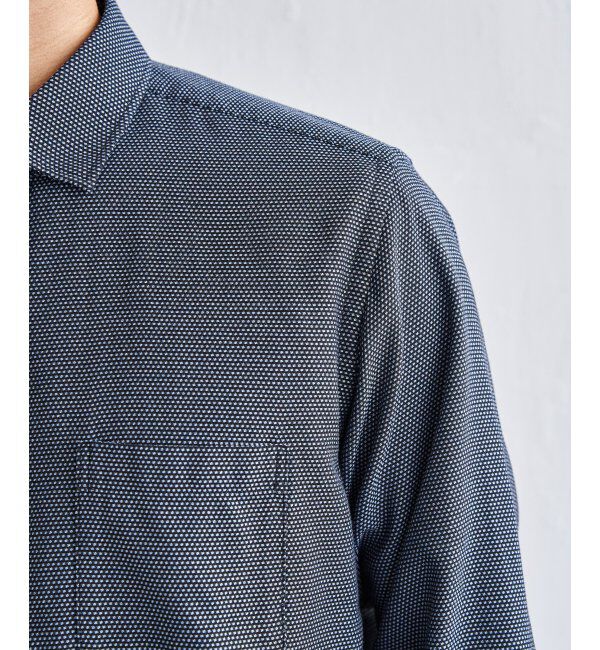 IKKA LOUNGE「デニムライクスイスカラーシャツ」|シャツ・ブラウス|