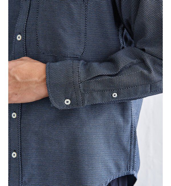 IKKA LOUNGE「デニムライクスイスカラーシャツ」|シャツ・ブラウス|