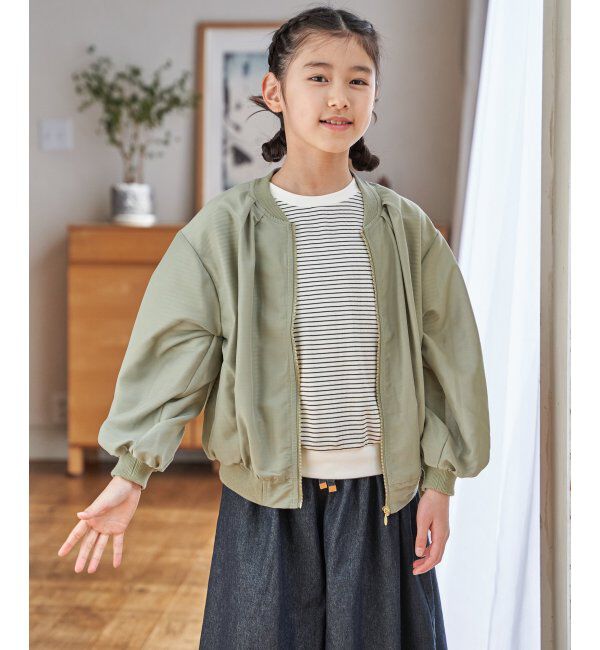 ikka kids「【親子コーデ】シアーリブブルゾン（110~160cm）」|その他|