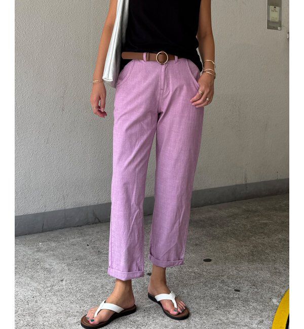 Lbc with Life「コットンシャンブレーテーパード」|その他|