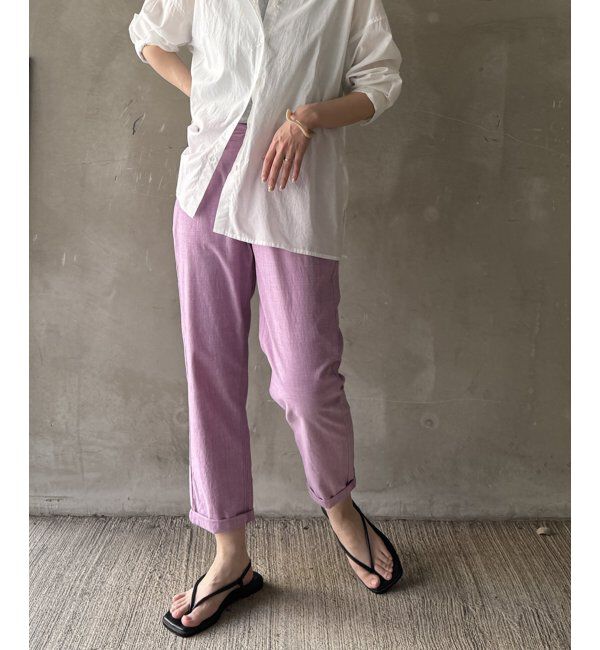 Lbc with Life「コットンシャンブレーテーパード」|その他|