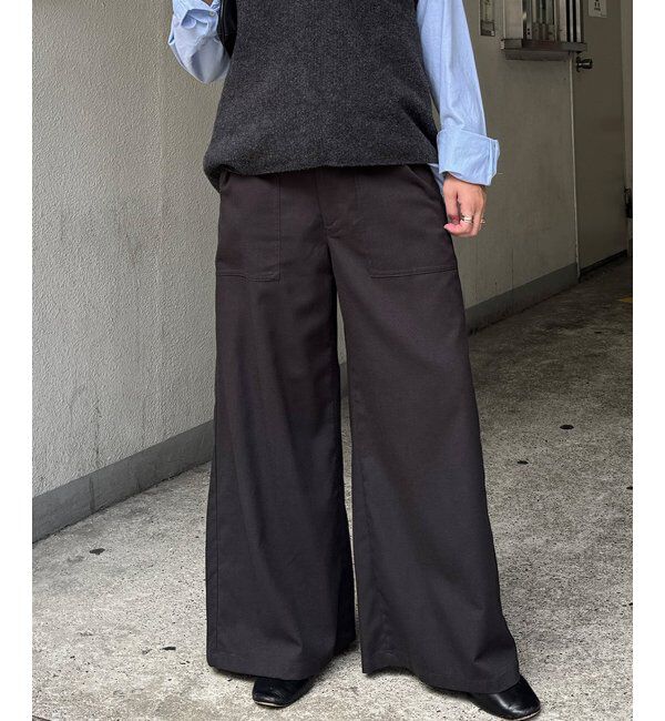 Lbc with Life「リネン混ベイカーワイドパンツ」|その他|