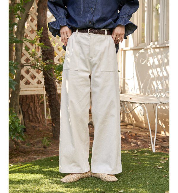 Lbc with Life「コットンベイカーワイドパンツ」|その他|