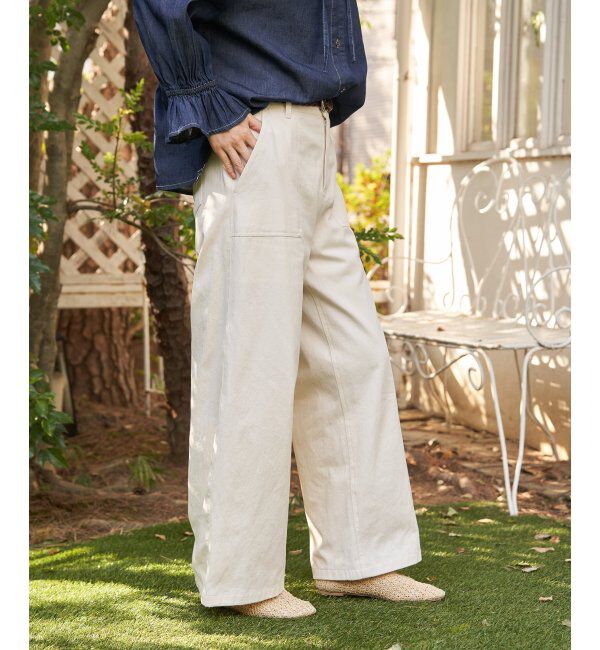 Lbc with Life「コットンベイカーワイドパンツ」|その他|