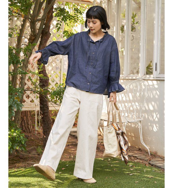 Lbc with Life「コットンベイカーワイドパンツ」|その他|