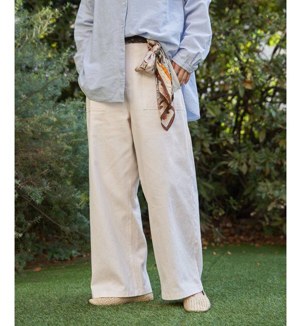 Lbc with Life「コットンベイカーワイドパンツ」|その他|