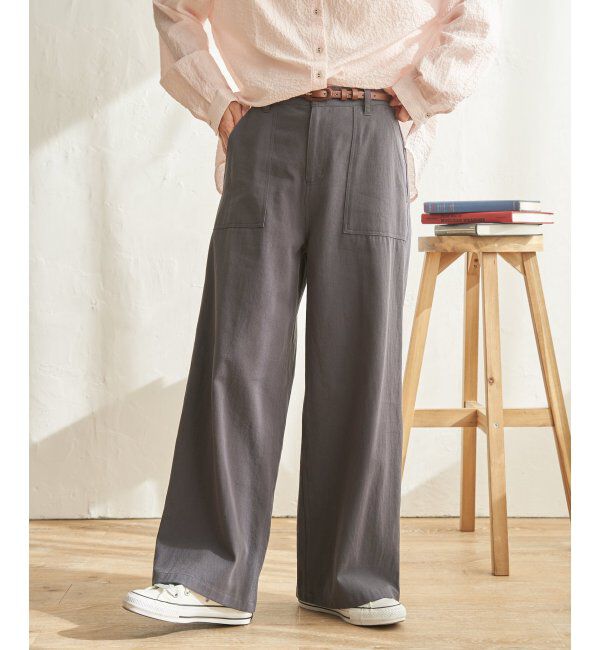 Lbc with Life「コットンベイカーワイドパンツ」|その他|