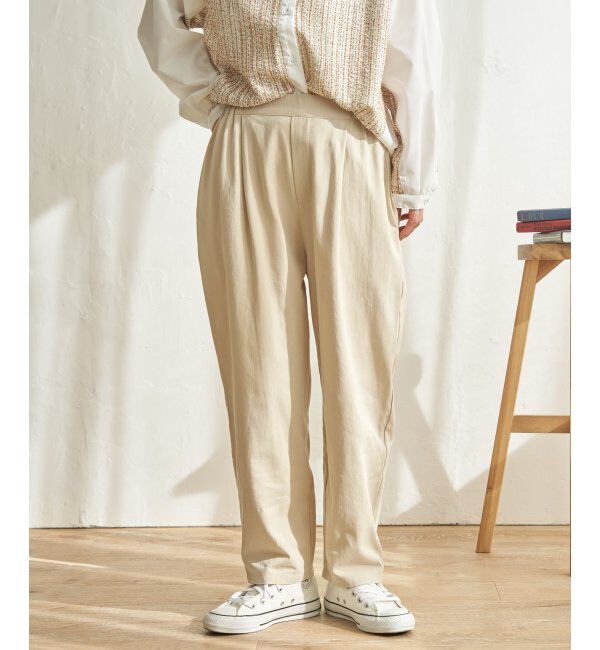 Lbc with Life「コットンゆるテーパードパンツ」|その他|
