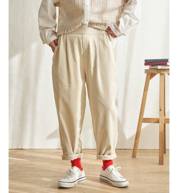 Lbc with Life「コットンゆるテーパードパンツ」|その他|