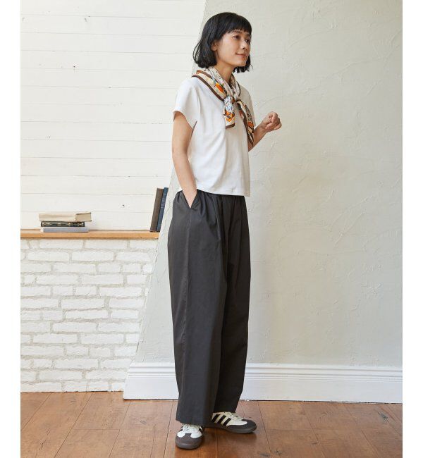 Lbc with Life「コットンギャザーワイドパンツ」|その他|