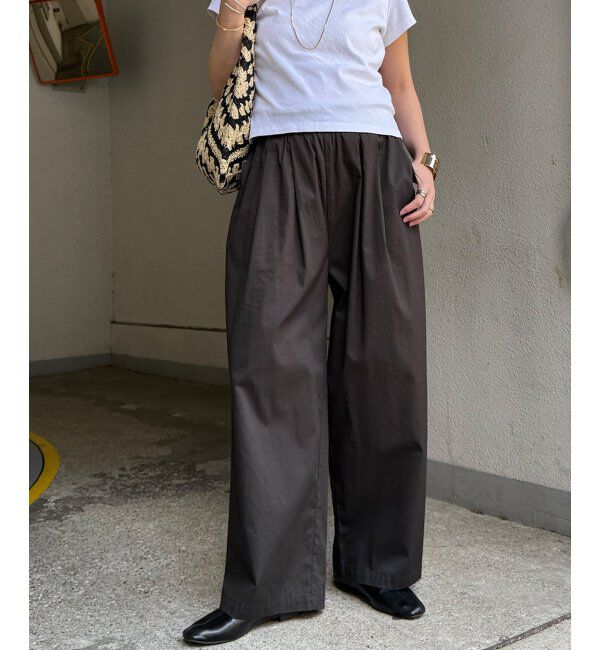 Lbc with Life「コットンギャザーワイドパンツ」|その他|