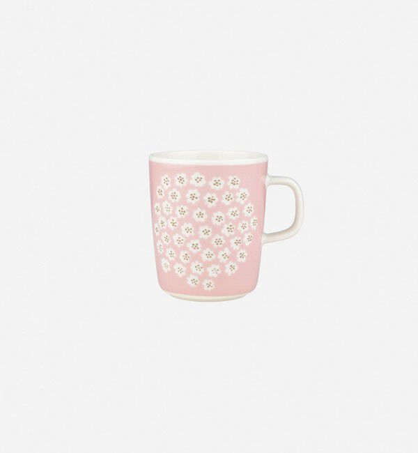 Marimekko「【日本限定】Puketti マグカップ 250ml」|その他|ﾗｲﾄﾋﾟﾝｸ&times;ﾎﾜｲﾄ