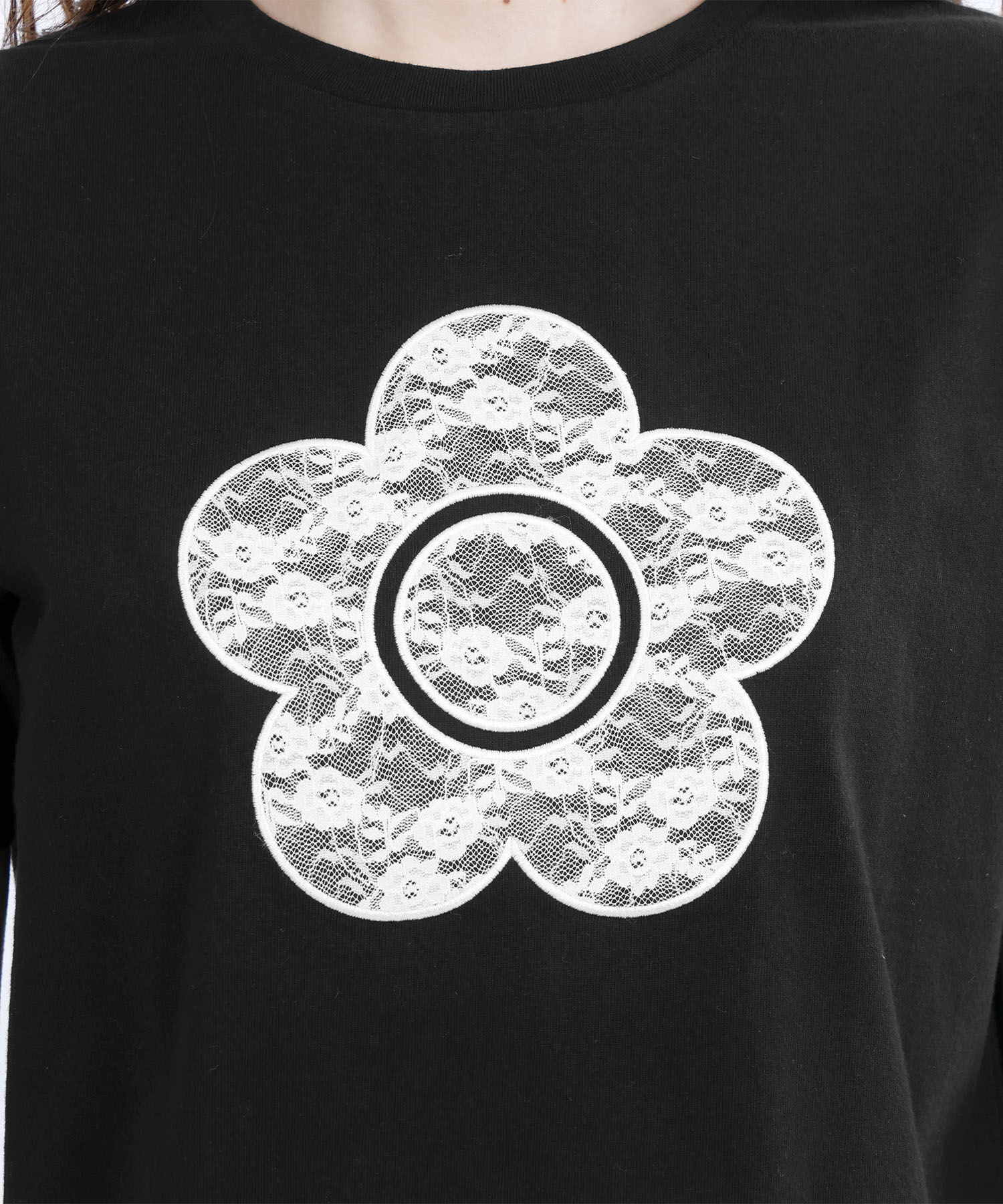 MARY QUANT「レースデイジー Tシャツ」|Tシャツ・カットソー|