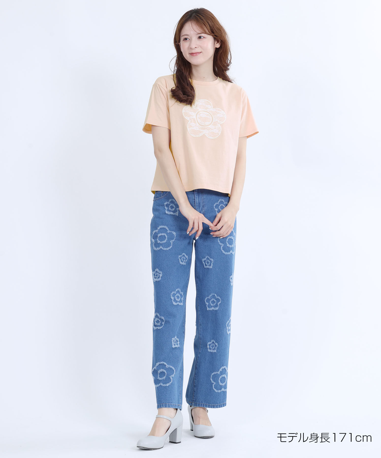MARY QUANT「レースデイジー Tシャツ」|Tシャツ・カットソー|