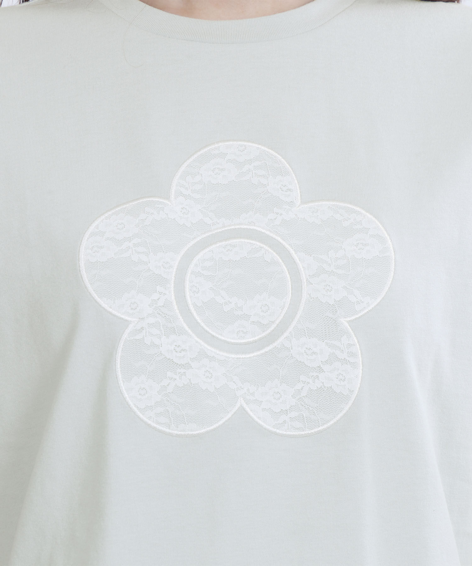 MARY QUANT「レースデイジー Tシャツ」|Tシャツ・カットソー|