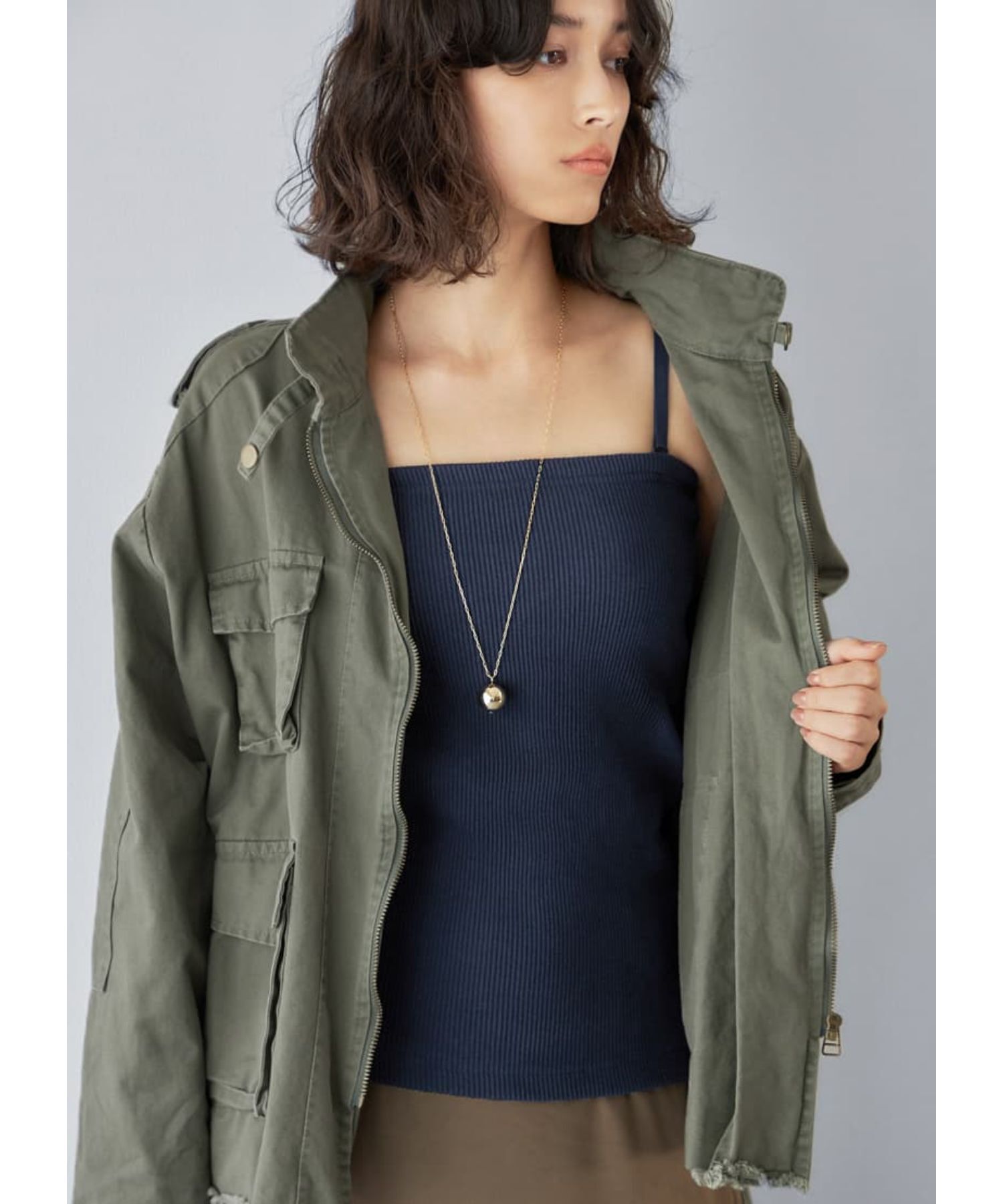 STYLE DELI「ホールドリブベアトップ」|インナー|