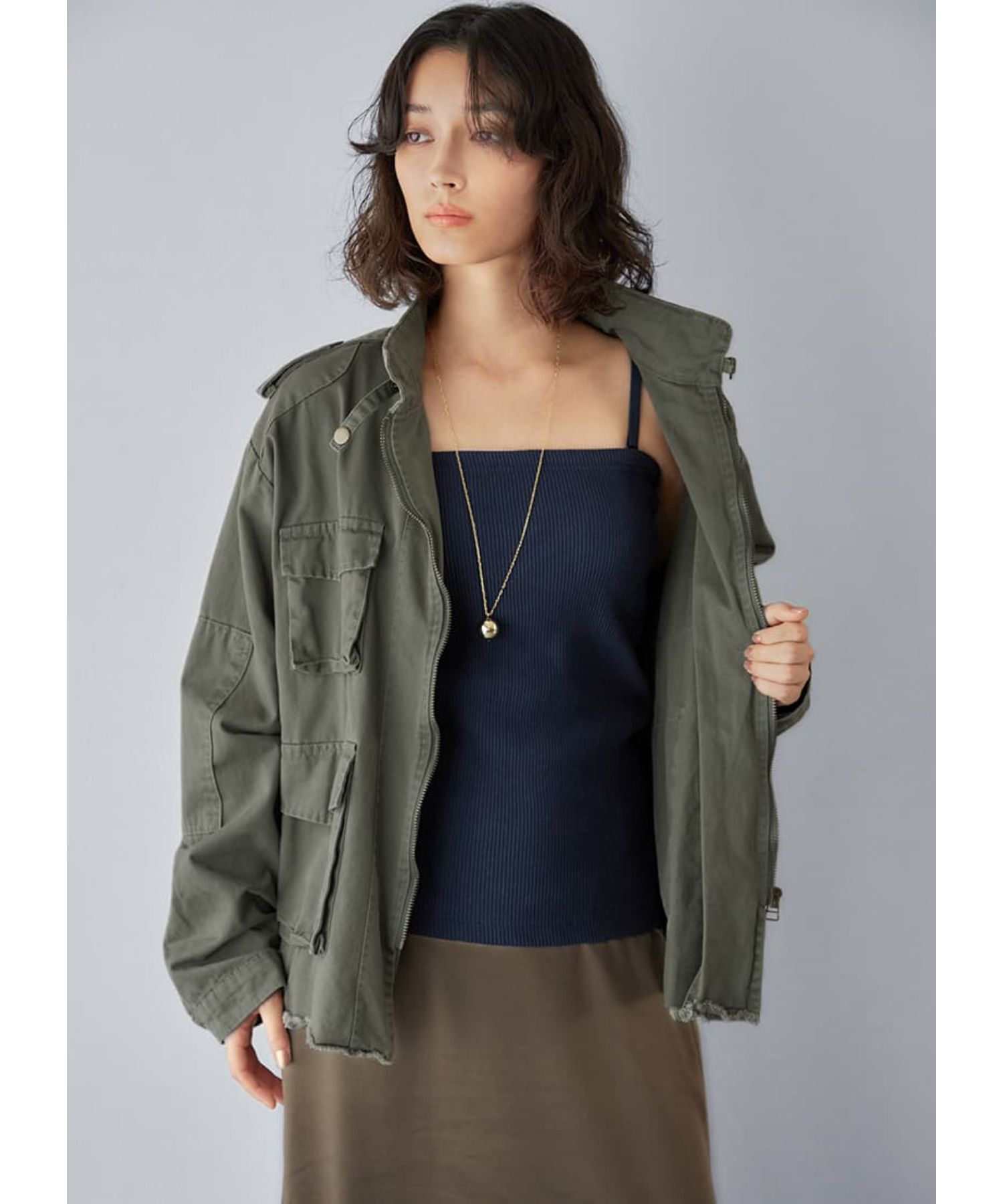 STYLE DELI「ホールドリブベアトップ」|インナー|