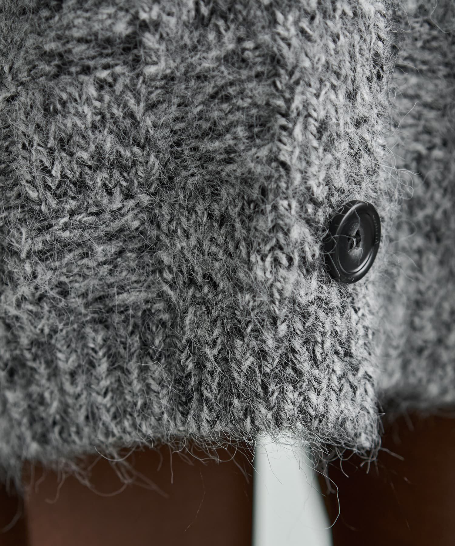 STYLE DELI「モヘア風ミックスニットゆったりカーディガン」|カーディガン|