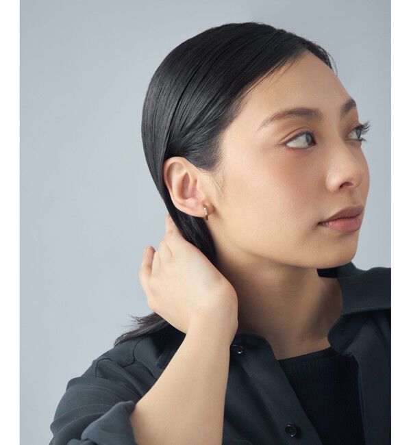 Jouete「[スナップイヤリング] ヘキサゴン ジルコニア」|イヤリング|