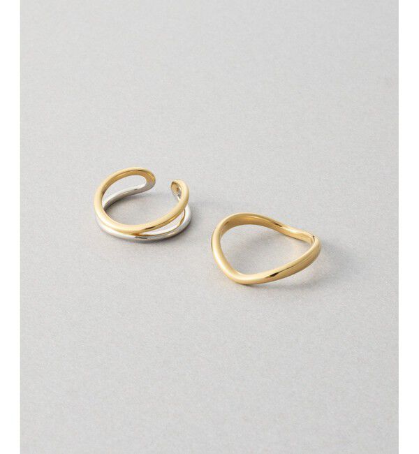 Jouete「[メニリング] ダブルライン コンビカラー」|リング|